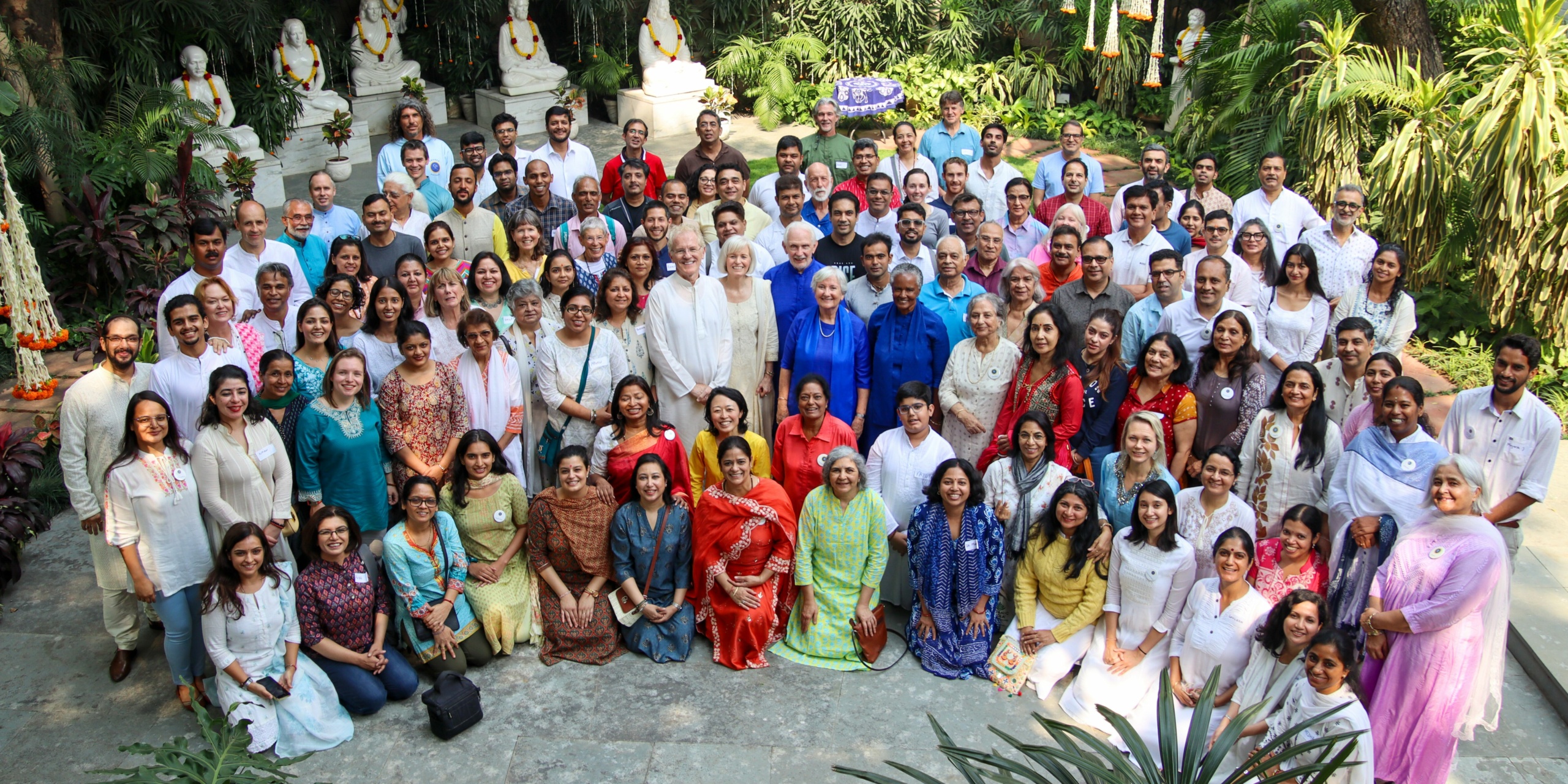 Group Photo with Nayaswamis Jyotish and Devi