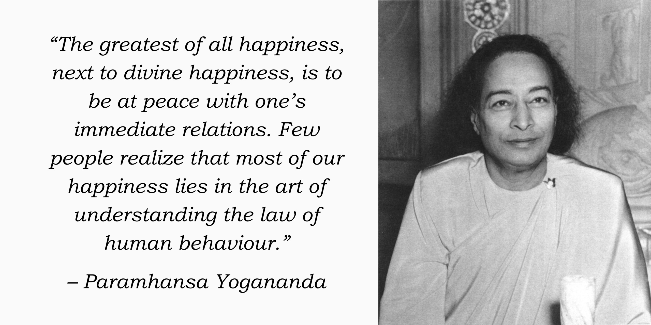 Getting along with others and relationships yogananda