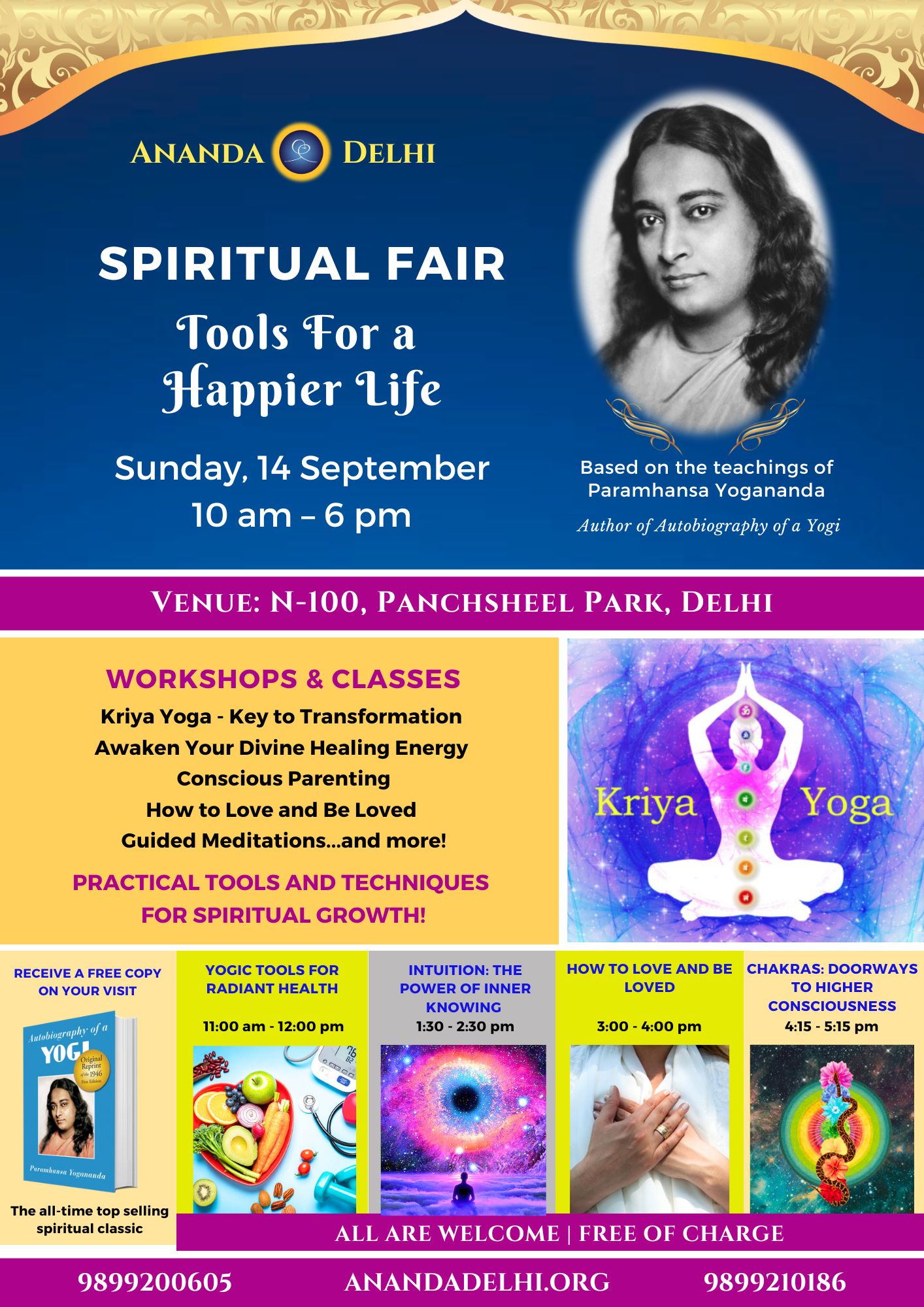 Spiritual Fair September 2025 Poster